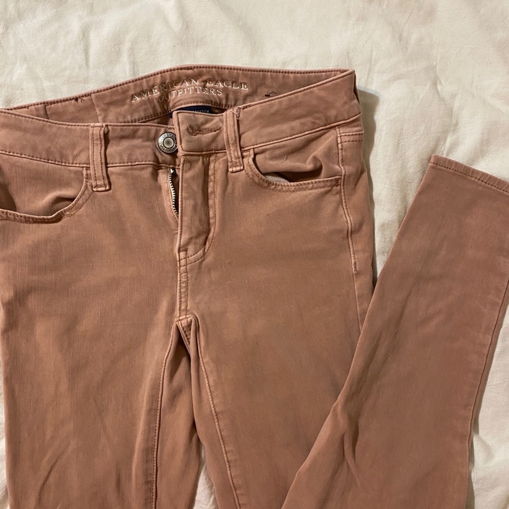 Pink American Eagle Jeggings
